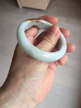 Load image into Gallery viewer, 50mm Certified 100% Natural Type A light green/yellow/brown Maple Syrup Mint Cake jadeite jade bangle BS136-4040
