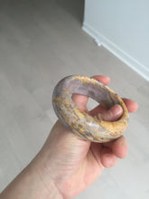 Load image into Gallery viewer, 57.8mm 100% natural red/orange/purple/pink chubby Sardonyx(战国红) bangle SY72
