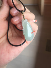 Load image into Gallery viewer, 100% natural type A icy watery light green blessed melon Jadeite Jade pendant AZ192
