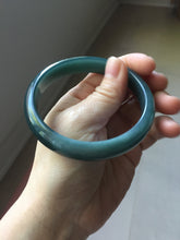 Load image into Gallery viewer, 60.6mm Certified Type A 100% Natural dark green/blue/gray/black Guatemala Jadeite bangle PJ135-1486

