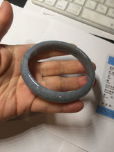Load image into Gallery viewer, 60mm Certified Type A 100% Natural purple/gray/black Guatemala Jadeite bangle PF65-0428
