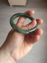 Load image into Gallery viewer, 50mm Certified Type A 100% Natural dark green/gray/black Jadeite Jade bangle PA7-3457 ($19.99 group)
