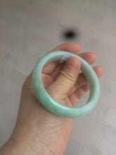 Load image into Gallery viewer, 55.7mm 100% natural Type A sunny green/brown/white jadeite jade bangle AX46-2830
