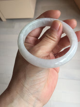 Load image into Gallery viewer, 55.8mm certified Type A 100% Natural light purple yellow brown Jadeite Jade bangle BS134-4017
