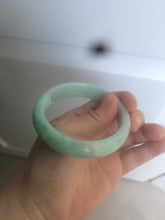 Load image into Gallery viewer, 55.7mm 100% natural Type A sunny green/brown/white jadeite jade bangle AX46-2830
