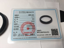 Load image into Gallery viewer, 55.6mm Certified Type A 100% Natural dark green/blue/gray/black Guatemala Jadeite bangle PJ138-1474
