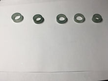 Load image into Gallery viewer, 14.3-17.3mm 100% natural type A icy watery light green jadeite jade band ring beads group BL10

