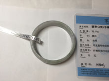 Load image into Gallery viewer, 50.5mm certified 100% natural Type A sunny green/light purple jadeite jade bangle PC42-0687

