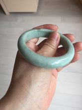 Load image into Gallery viewer, 54.8mm certified 100% natural Type A green/gray jadeite jade bangle BS133-4042
