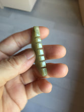Load image into Gallery viewer, 100% Natural icy watery light green/gray Jadeite gua sha (刮痧) Jadeite jade Comb group E77 (Add on item! not sale individually)
