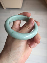 Load image into Gallery viewer, 54.8mm certified 100% natural Type A green/gray jadeite jade bangle BS133-4042
