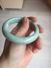 Load image into Gallery viewer, 54.8mm certified 100% natural Type A green/gray jadeite jade bangle BS133-4042
