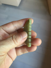 Load image into Gallery viewer, 100% Natural icy watery light green/gray Jadeite gua sha (刮痧) Jadeite jade Comb group E77 (Add on item! not sale individually)
