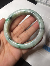 Load image into Gallery viewer, 58mm Certified Type A 100% Natural white/light purple/sunny green Jadeite Jade bangle BM65-5076

