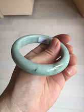 Load image into Gallery viewer, 54.8mm certified 100% natural Type A green/gray jadeite jade bangle BS133-4042
