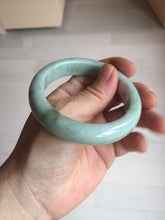 Load image into Gallery viewer, 54.8mm certified 100% natural Type A green/gray jadeite jade bangle BS133-4042
