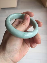 Load image into Gallery viewer, 54.8mm certified 100% natural Type A green/gray jadeite jade bangle BS133-4042

