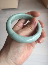 Load image into Gallery viewer, 54.8mm certified 100% natural Type A green/gray jadeite jade bangle BS133-4042
