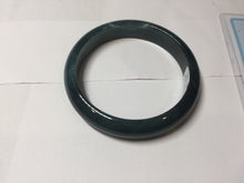 Load image into Gallery viewer, 59.8mm Certified Type A 100% Natural dark green/blue/gray/black Guatemala Jadeite bangle PJ140-1483
