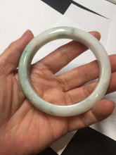 Load image into Gallery viewer, 60mm Certified Type A 100% Natural sunny green white Jadeite bangle PA263-3841
