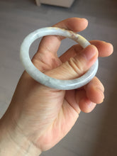 Load image into Gallery viewer, 54mm certified 100% natural Type A light yellow/white/purple/black(Wuji) round cut jadeite jade bangle BS9-9567
