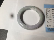 Load image into Gallery viewer, 53.5mm certified 100% natural certified yellow/green/purple (福禄寿)jadeite jade bangle AC78-1125
