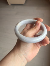 Load image into Gallery viewer, 62.5mm certified 100% natural Type A light purple/white jadeite jade bangle PA11-6113
