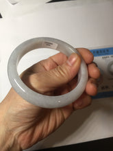 Load image into Gallery viewer, 58.8mm certified Type A 100% Natural white light green purple Jadeite Jade bangle PF69-0502
