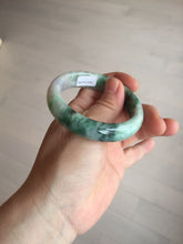 Load image into Gallery viewer, 51.5mm certified 100% natural Type A sunny green/purple/yellow(FU LU SHOU)  jadeite jade bangle BK45-5080
