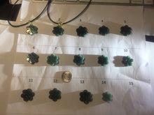 Load image into Gallery viewer, 100% Natural type A blue green gray black Guatemala jadeite Frost Blossom Pendant group AZ193 Add on item
