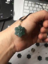 Load image into Gallery viewer, 100% Natural type A blue green gray black Guatemala jadeite Frost Blossom Pendant group AZ193 Add on item
