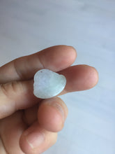 Load image into Gallery viewer, 100% Natural type A light purple white happy Buddha jadeite pendant BP182
