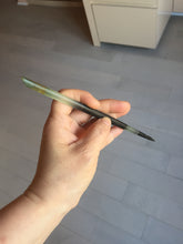 Load image into Gallery viewer, 18cm 100% Natural yellow gray black Xiu Jade (Serpentine) Hairpin AW52 Add on item
