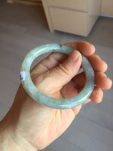 Load image into Gallery viewer, 53.5mm Certified Type A 100% Natural light green purple round cut Jadeite bangle PD203-3923
