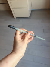 Load image into Gallery viewer, 20.5cm 100% Natural black and white ink painting(水墨画) Xiu Jade (Serpentine) Hairpin AW53
