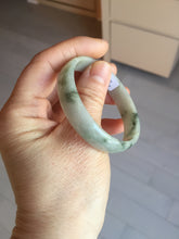 Load image into Gallery viewer, 50.2mm certified 100% natural Type A light green/gray/purple jadeite jade bangle PD202-2389
