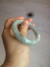 Load image into Gallery viewer, 53.4mm Certified Type A 100% Natural green/white/purple Jadeite Jade bangle AX42-7719
