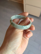 Load image into Gallery viewer, 50.2mm certified 100% natural Type A light green/gray/purple jadeite jade bangle PD202-2389
