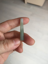 Load image into Gallery viewer, 100% natural type A jadeite jade icy watery green white purple yellow Tide Control Pillar(定海神针) pendant group BN77

