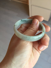 Load image into Gallery viewer, 50.2mm certified 100% natural Type A light green/gray/purple jadeite jade bangle PD202-2389
