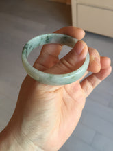 Load image into Gallery viewer, 50.5mm certified 100% natural Type A light green/gray/purple jadeite jade bangle PD201-2387
