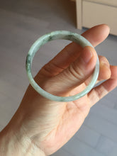 Load image into Gallery viewer, 50.5mm certified 100% natural Type A light green/gray/purple jadeite jade bangle PD201-2387
