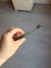 Load image into Gallery viewer, 20.5cm 100% Natural black and white ink painting(水墨画) Xiu Jade (Serpentine) Hairpin AW56
