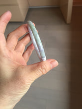 Load image into Gallery viewer, 58mm certified 100% natural Type A light green purple round cut jadeite bangle PB250-5664
