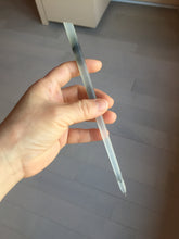 Load image into Gallery viewer, 20.5cm 100% Natural black and white ink painting(水墨画) Xiu Jade (Serpentine) Hairpin AW57
