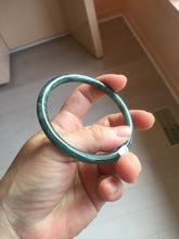 Load image into Gallery viewer, 58.4mm Certified Type A 100% Natural dark green/blue/gray/black Guatemala Jadeite bangle AZ169-3456
