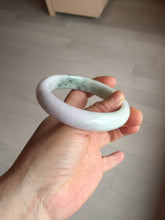 Load image into Gallery viewer, 59mm Certified Type A 100% Natural light green purple yellow (FU LU SHOU) Jadeite Jade bangle BM86-4497
