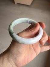 Load image into Gallery viewer, 59mm Certified Type A 100% Natural light green purple yellow (FU LU SHOU) Jadeite Jade bangle BM86-4497

