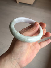 Load image into Gallery viewer, 59mm Certified Type A 100% Natural light green purple yellow (FU LU SHOU) Jadeite Jade bangle BM86-4497
