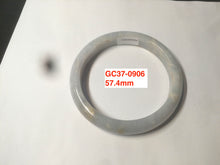 Load image into Gallery viewer, 57-58 mm certified Type A 100% Natural green/purple/gray/brown/black Jadeite Jade bangle GC37
